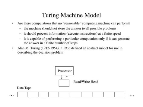 PPT - Turing Machine Model PowerPoint Presentation, free download - ID ...