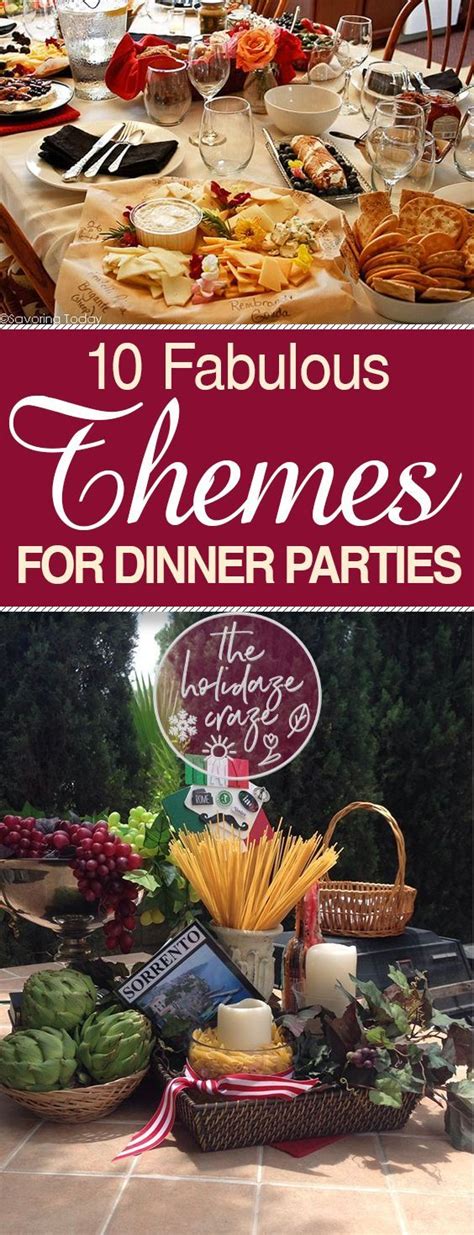 Dinner party themes: Ideas, Fun - Celebration - Theholidazecraze.com ...