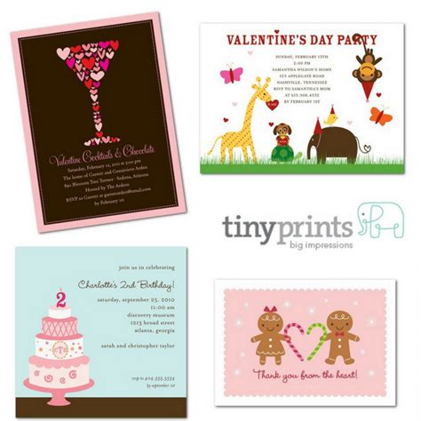 10 FREE Tiny Prints Cards! PLUS FREE Shipping! – GSFF