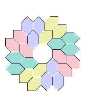 Hexagon tessellation | English paper piecing, Paper piecing quilts, English paper piecing quilts