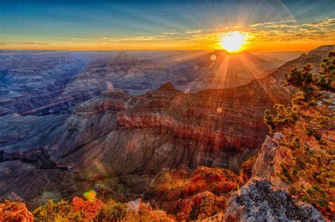 Sunrise over Grand Canyon | Grand canyon hiking, Grand canyon wallpaper, Sunrise pictures