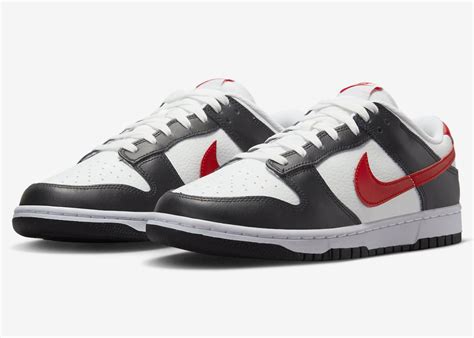 Nike Dunk Low Black White Red FB3354-001 Release Date | SBD