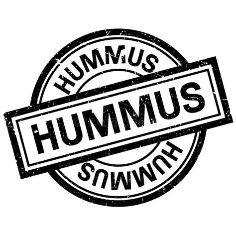 Hummus rubber stamp stock vector. Illustration of vegan - 82585141