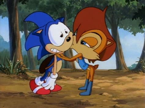 SatAm Sally kisses Sonic - Sally the Beautiful Princess Image (16370027 ...