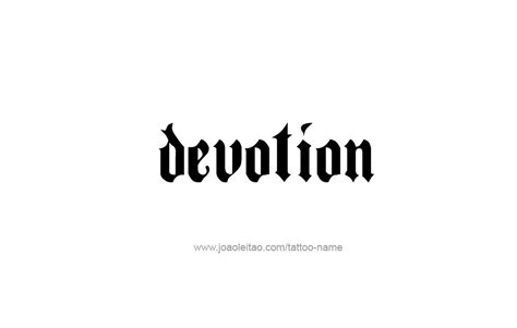 Devotion Feeling Name Tattoo Designs - Tattoos with Names