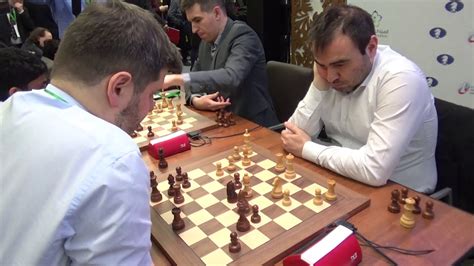 Mamedyarov - Svidler | Each side has a fianchetto bishop | Grunfeld defense - YouTube