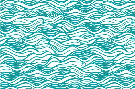 Waves pattern set 2 | Wave pattern, Wave drawing, Seamless patterns