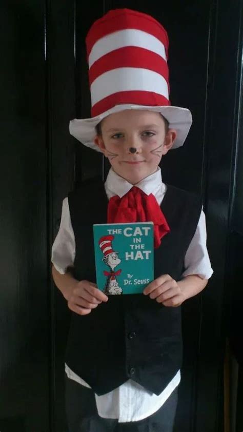 DIY Cat in the Hat Costume | PotpourriMommy | Pinterest | Costumes, Cat and Halloween costumes