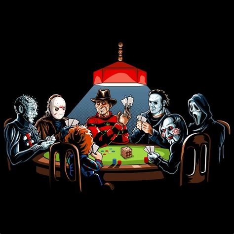 Slasher Poker | Horror cartoon, Horror artwork, Horror movie icons