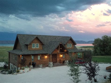 Amazing Beachfront Lodge at Bear Lake w/ theater - Fish Haven | Lake vacation rental, Bear lake ...