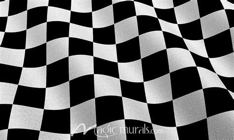 Checkered Flag Wallpaper Wall Mural by Magic Murals