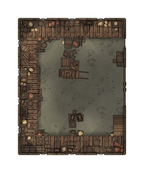 [OC] Warehouse Map 15x18 Dungeondraft : DnD | Fantasy city map, Dnd world map, Dungeons and ...