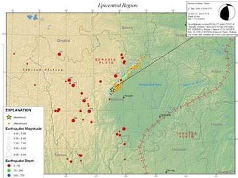 Sichuan China Earthquake Maps