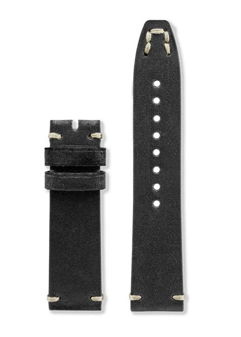 Vintage Italian Leather Strap (Black) – Automatic Watches by VALIMOR