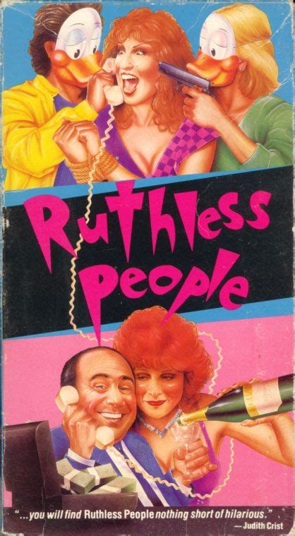 ruthless people | Ruthless People on VHS. Starring Bette Midler, Danny DeVito, Judge ... | Great ...