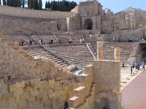 The Roman Theatre of Carthago Nova and Cathedral ruins of … | Flickr