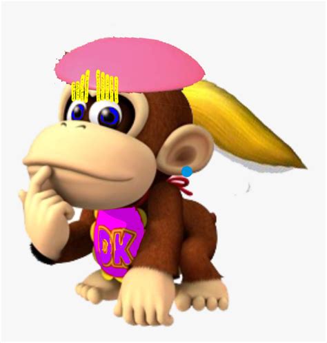 Baby Funky Kong - Baby Donkey Kong Mario Kart, HD Png Download - kindpng