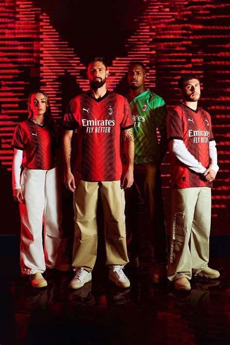 AC Milan and PUMA Present 2023-24 Home Jersey | Hypebeast