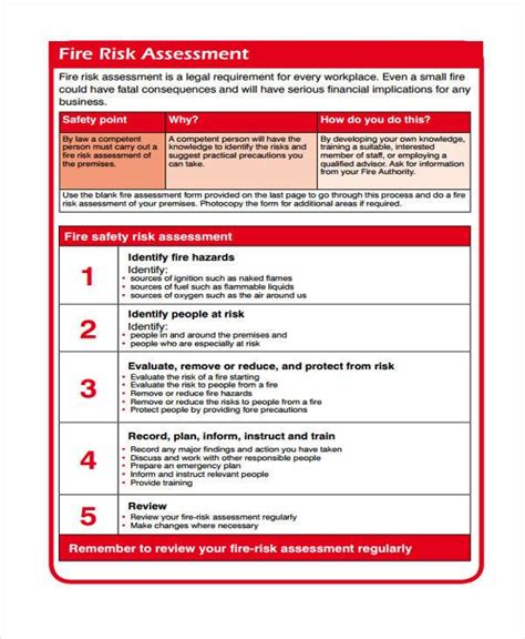 FREE 9+ Fire Risk Assessment Forms in PDF | Excel