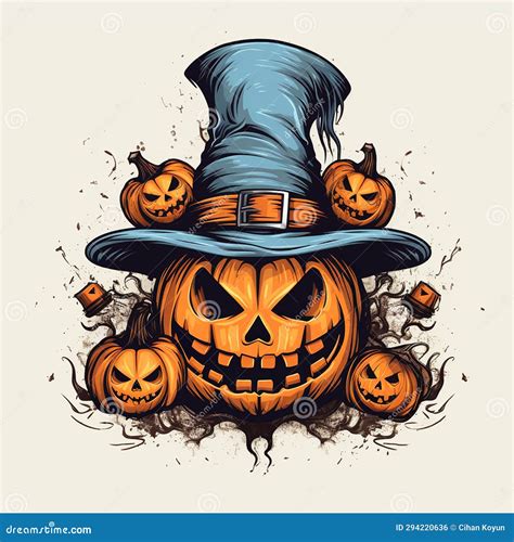 Scary Halloween Skeleton Dancing Stock Illustration - Illustration of ...