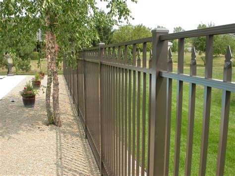 Used Chain Link Fence Phoeni Az: Bronze Aluminum Fencing