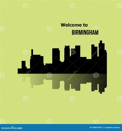 Birmingham, Alabama (silhouette) Stock Illustration - Illustration of ...