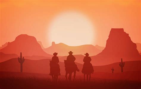 Cowboy Sunset Wallpapers - Top Free Cowboy Sunset Backgrounds - WallpaperAccess