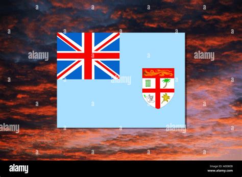 Fiji flag hi-res stock photography and images - Alamy