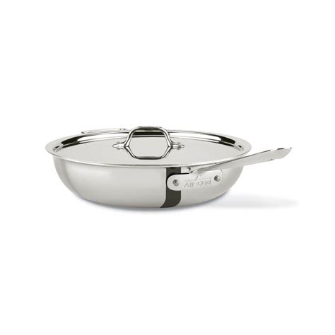 All-Clad D3™ Compact Stainless Steel Saute Pan with Lid & Reviews | Wayfair