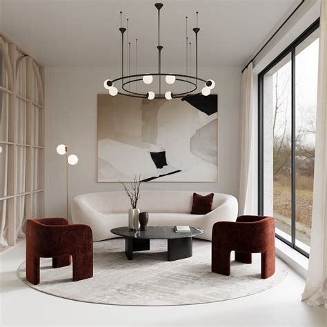 Minimalist Interiors Throught Lines And Neutral Tones