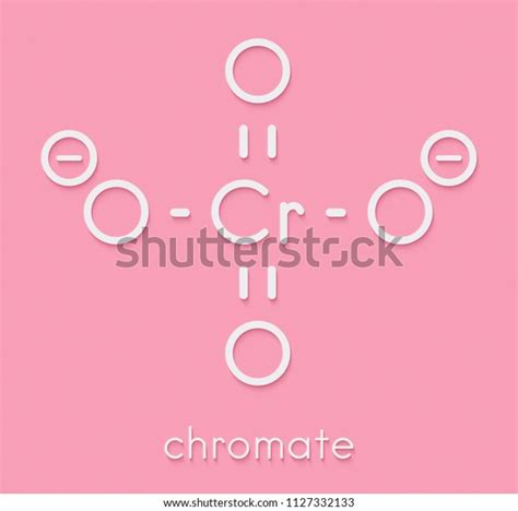 Chromate Anion Chemical Structure Skeletal Formula Stock Illustration 1127332133 | Shutterstock