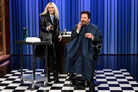 Miley Cyrus Shaves Jimmy Fallon's Beard on The Tonight Show — WATCH