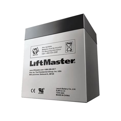 Chamberlain Liftmaster 485LM Battery LiftMaster Garage Door Openers ...