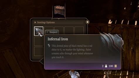 Where to Find Infernal Iron in Baldur's Gate 3