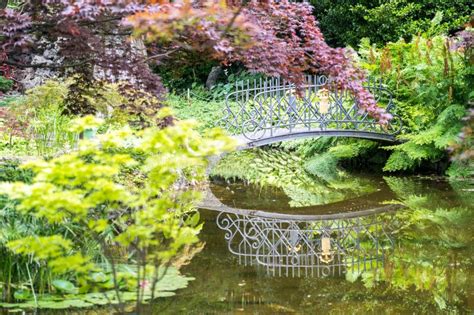 Gardens of the Villa Melzi, Bellagio, Lake of Como, Italy Stock Image - Image of peace, design ...