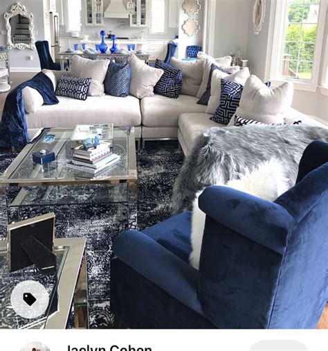Royal Blue Living Room Set - bestroom.one
