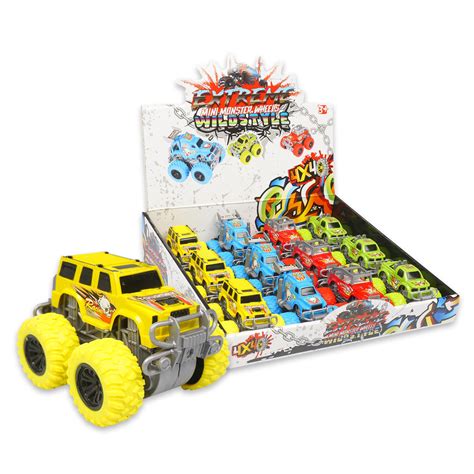 Wholesale Extreme Mini Monster Truck Toys - Assorted Colors