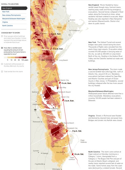 Hurricane Irene Floods, Power Failures, Rain, Damage | Hurricane irene ...