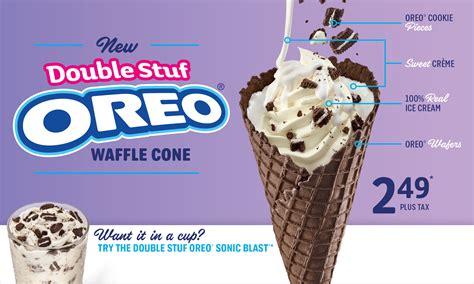 Sonic Double Stuff Oreo Waffle Cone Review... - Discuss Cooking ...