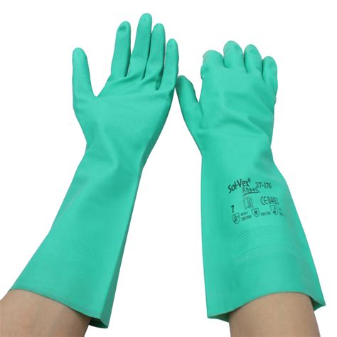 Karam Nitrile Chemical Safety Gloves at Rs 100/pair in Gurugram | ID: 15641766148