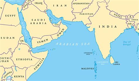 Which Countries Have Coastlines On The Arabian Sea? - WorldAtlas