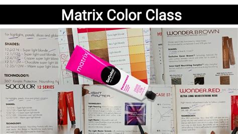 Matrix Hair Color Class ||Full Explained Knowledge|| By Salonfact - YouTube