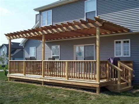 Adding A Backyard Deck To Your Outdoor Space #pergoladiy | Deck with ...