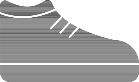 Shoes Icon In Gray And White Color. 24325050 Vector Art at Vecteezy