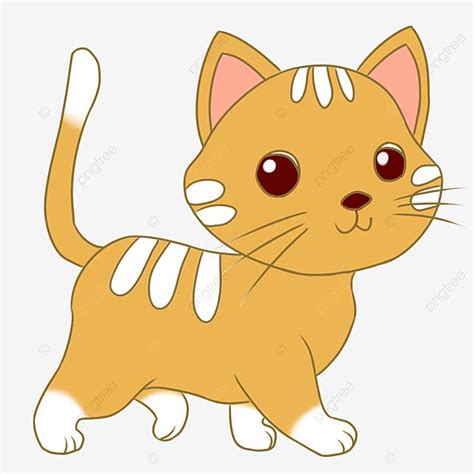 Gambar Haiwan Comel Kartun Haiwan Kucing Binatang, Clipart Haiwan, Ilustrasi Yang Dilukis Dengan ...