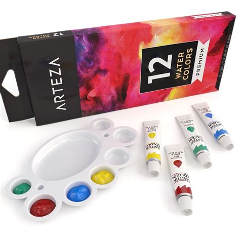 Watercolor Paint (Aluminum tubes, 12 x 0.4oz) - Walmart.com