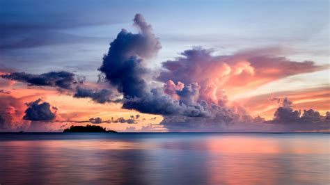 Sunset Clouds Background Hd