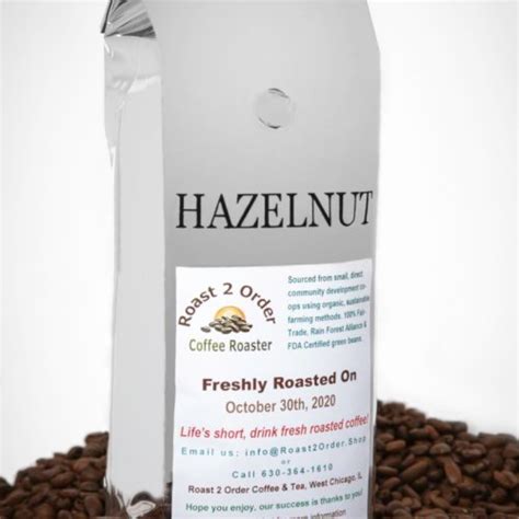 Hazelnut Flavored Coffee Beans - Roast 2 Order Coffee