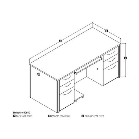 This Executive Desk allows you to reach all your supplies and equipment ...