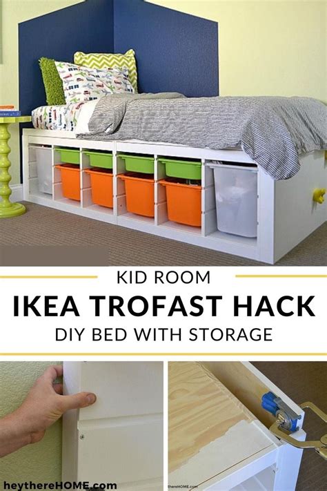 DIY Platform Bed With Storage in 2020 | Diy storage bed, Platform bed ...